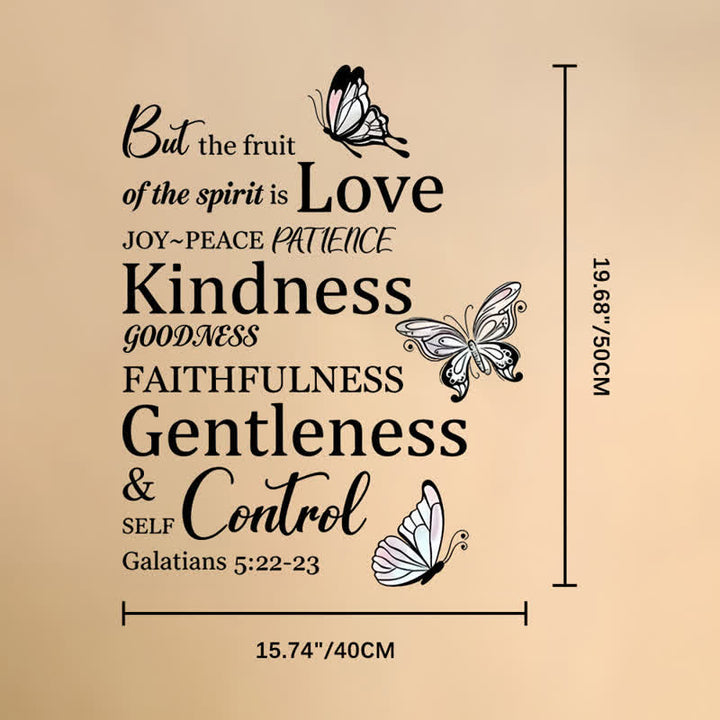 Christianartworkshop Inspirational Plastic Scripture Wall Sticker: Bearer of Soft Heavenly Warmth - 19.68"*15.74" / 50*40cm - image 5