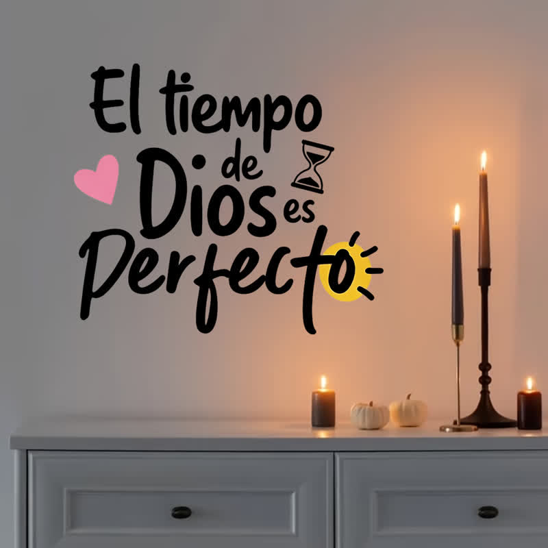 Christianartworkshop Inspirational Divine Message Plastic Wall Sticker: Icon of Warm Sacred Home Blessing - image 0