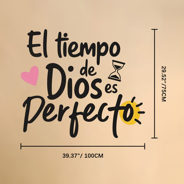 Christianartworkshop Inspirational Divine Message Plastic Wall Sticker: Icon of Warm Sacred Home Blessing - 39.37"*29.52" / 100*75cm - image 8