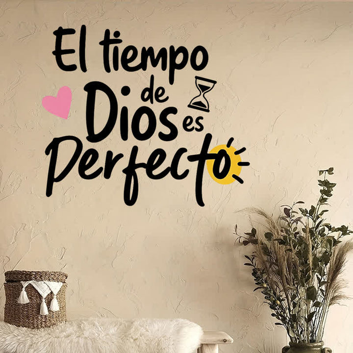 Christianartworkshop Inspirational Divine Message Plastic Wall Sticker: Icon of Warm Sacred Home Blessing - image 2