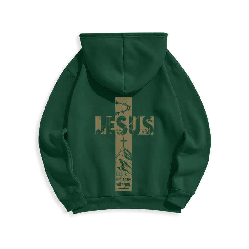 Christianartworkshop Jesus Graffiti God Is Not Done With You Hoodie - image 22
