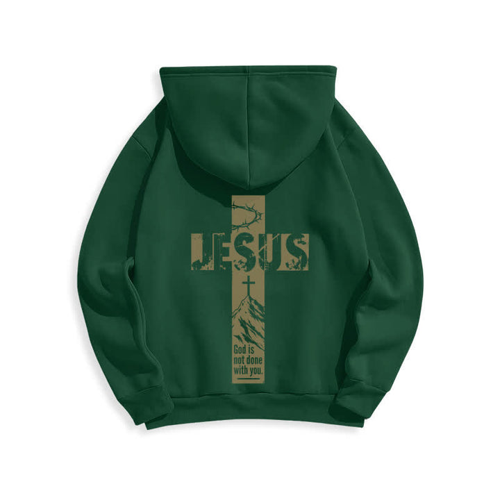 Christianartworkshop Jesus Graffiti God Is Not Done With You Hoodie - image 22