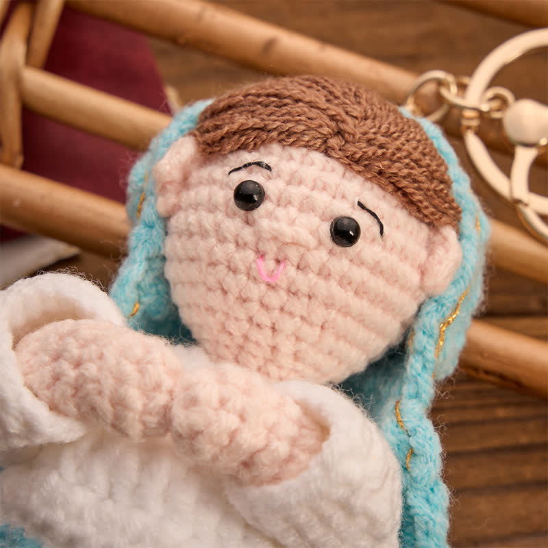 Christianartworkshop Soft Knitted Jesus & Our Lady Doll: Token of Tender Divine Affection - image 4