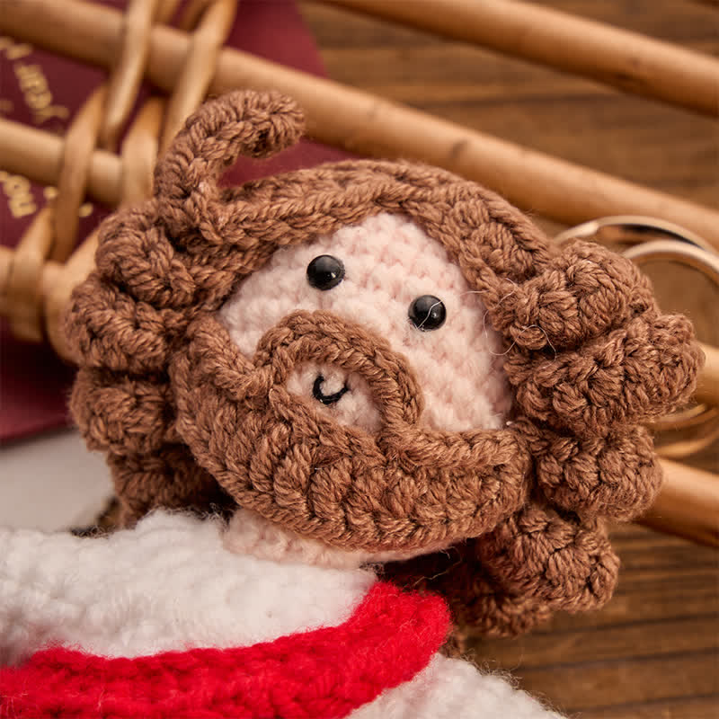 Christianartworkshop Soft Knitted Jesus & Our Lady Doll: Token of Tender Divine Affection - image 2