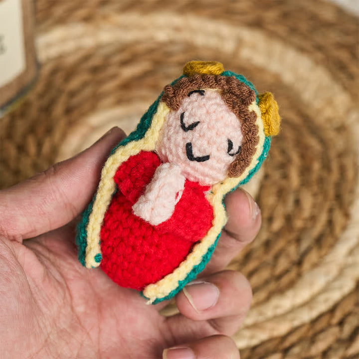 Christianartworkshop Cozy Yarn Crochet Our Lady of Guadalupe Doll: Bearer of Soft Divine Tenderness - image 5