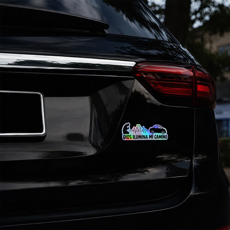 Christianartworkshop Spanish Blessing Cross Heartbeat Car Sticker: Token of Gentle Divine Light - image 11