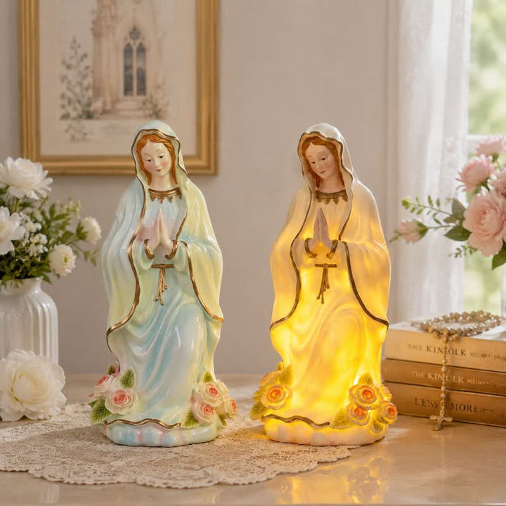 Christianartworkshop Flowing Robe Our Lady Resin Decor: Heavenly Guardian for Home Altar - image 1