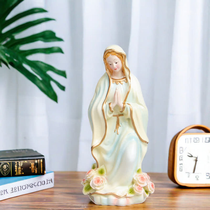 Christianartworkshop Flowing Robe Our Lady Resin Decor: Heavenly Guardian for Home Altar - image 6