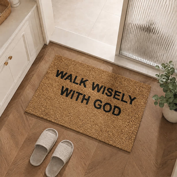 Christianartworkshop Faithful Scripture Artificial Coir Doormat - image 0