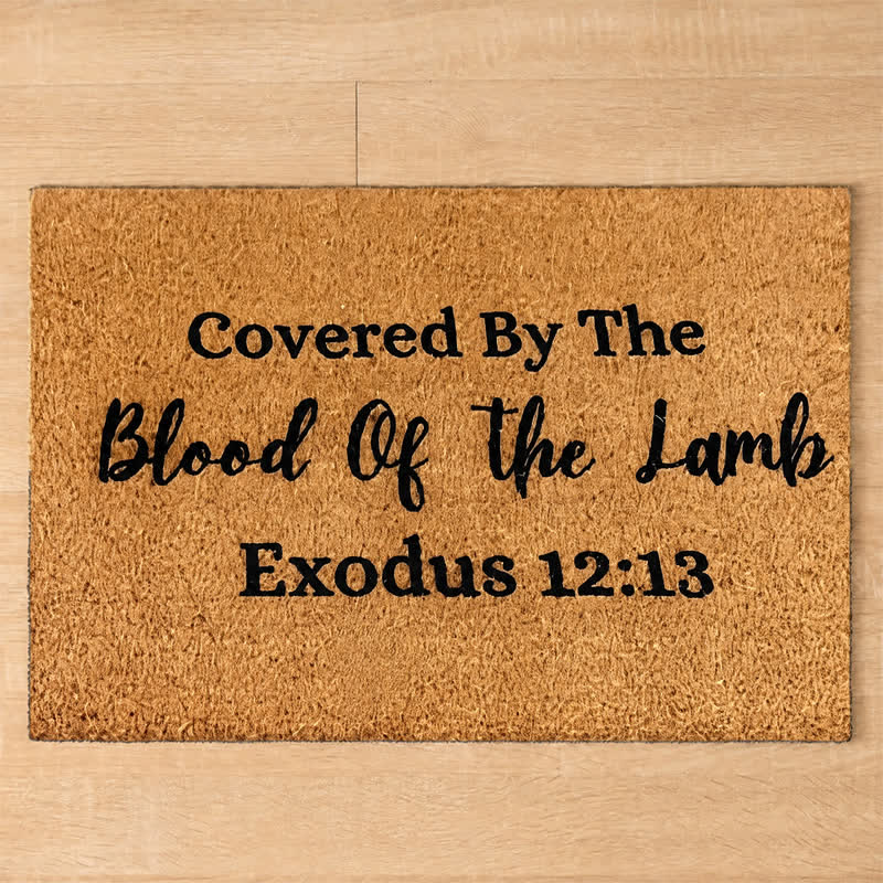 Christianartworkshop Sacred Lamb’s Covenant Artificial Coir Doormat - image 3