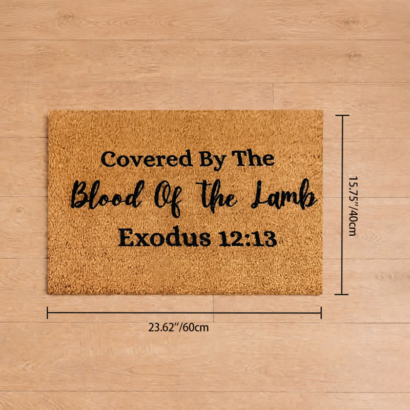 Christianartworkshop Sacred Lamb’s Covenant Artificial Coir Doormat - 15.75''*23.62''/40*60cm - image 7
