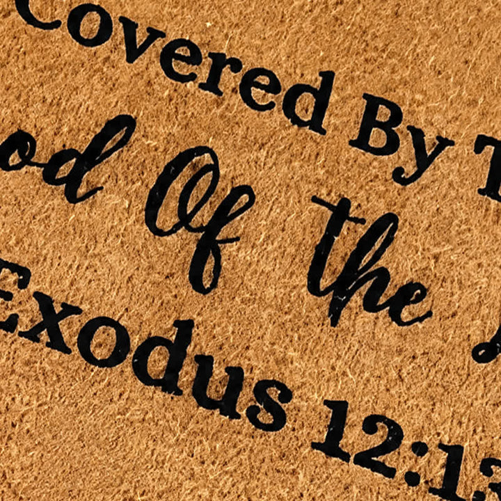 Christianartworkshop Sacred Lamb’s Covenant Artificial Coir Doormat - image 4