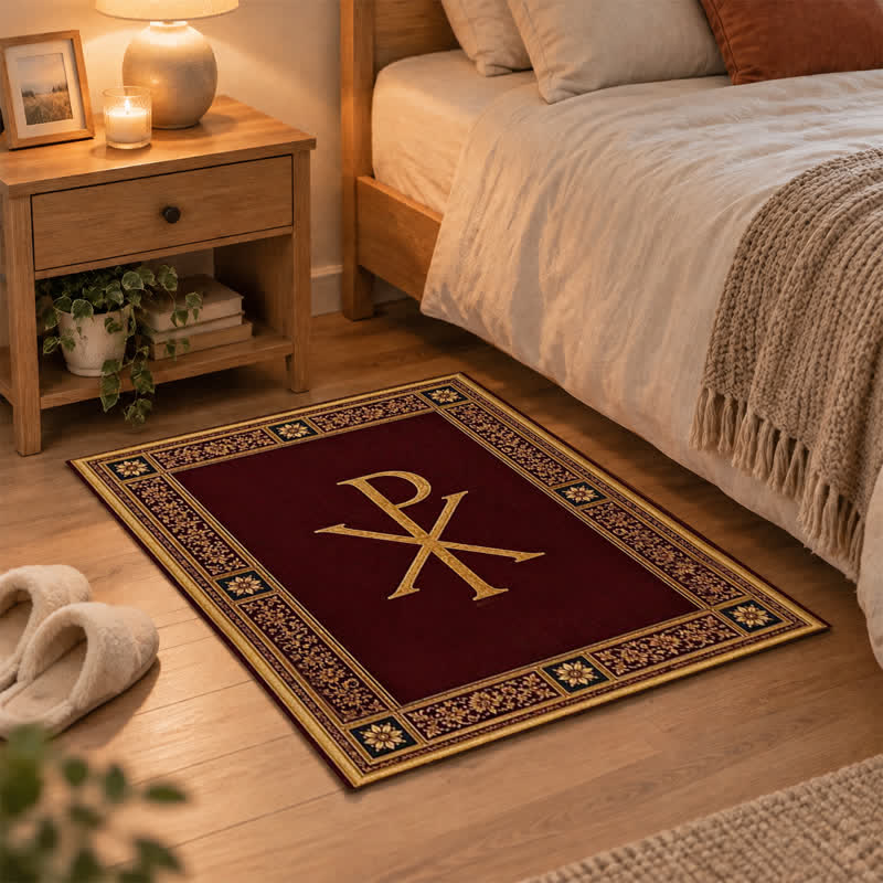 Christianartworkshop Ichthys & Chi-Rho Monogram Velvet Tapestry: Token of Abiding Celestial Shelter - image 45