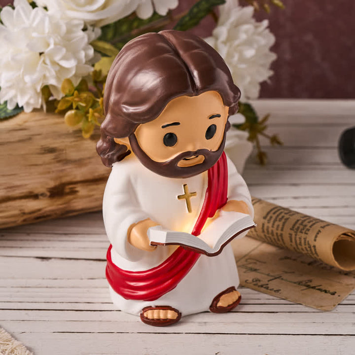 Christianartworkshop Soft Glow Resin Jesus Night Light: Bearer of Calming Divine Comfort - Jesus - image 0
