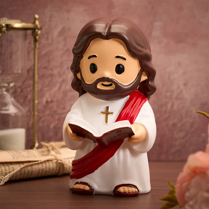Christianartworkshop Soft Glow Resin Jesus Night Light: Bearer of Calming Divine Comfort - image 2