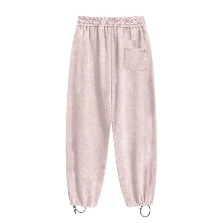 Christianartworkshop Black Gothic Script Streetwear Washed Sweatpants - image 27