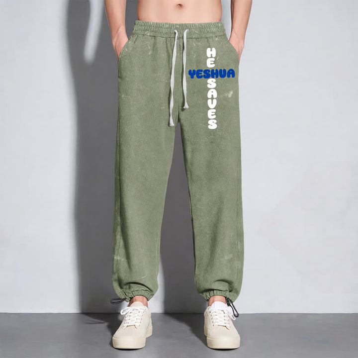 Christianartworkshop Blush Street Ease Drawstring Washed Sweatpants - image 38