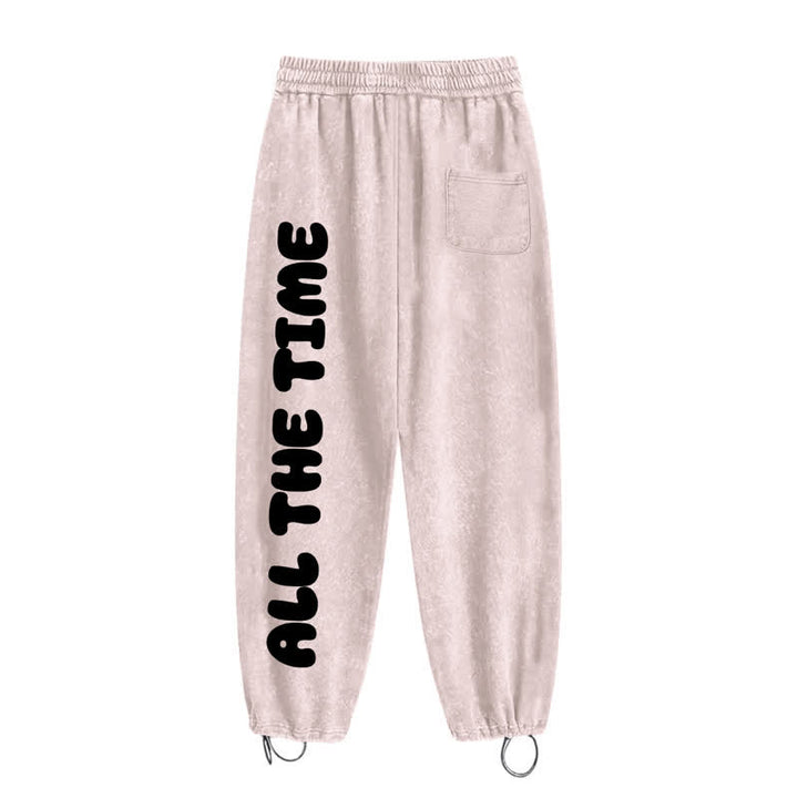 Christianartworkshop Blush Good Is Good Statement Washed Sweatpants - image 3