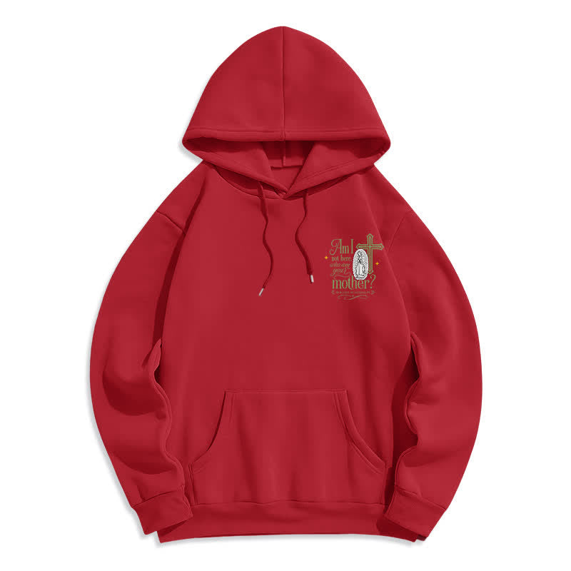 Christianartworkshop Our Lady Of Guadalupe Streetwear Fleece Lined White Hoodie - image 11