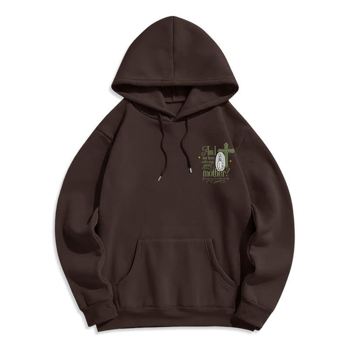 Christianartworkshop Our Lady Of Guadalupe Streetwear Fleece Lined White Hoodie - image 5