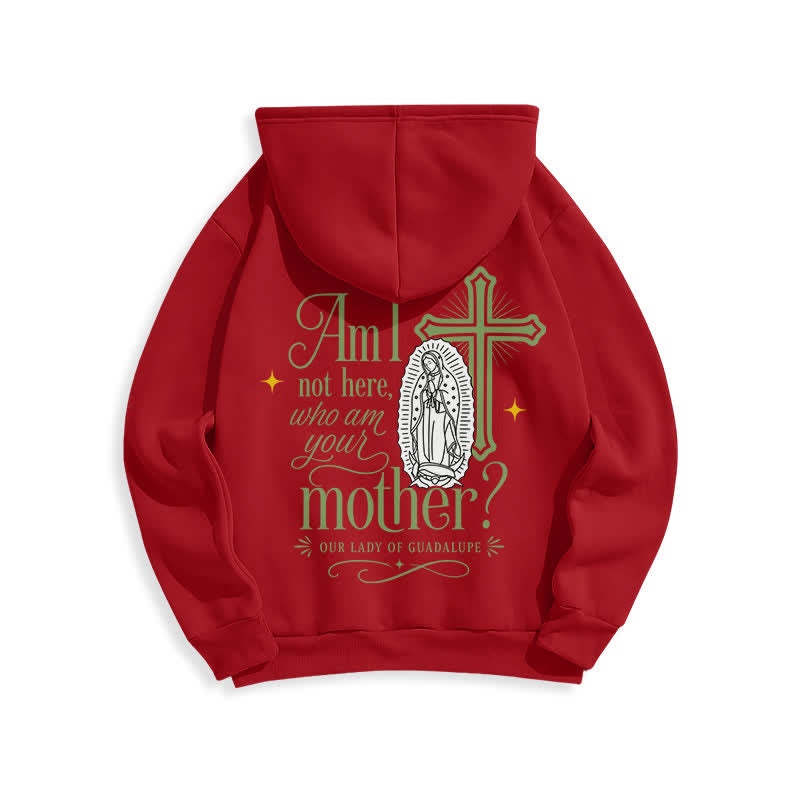 Christianartworkshop Our Lady Of Guadalupe Streetwear Fleece Lined White Hoodie - image 10