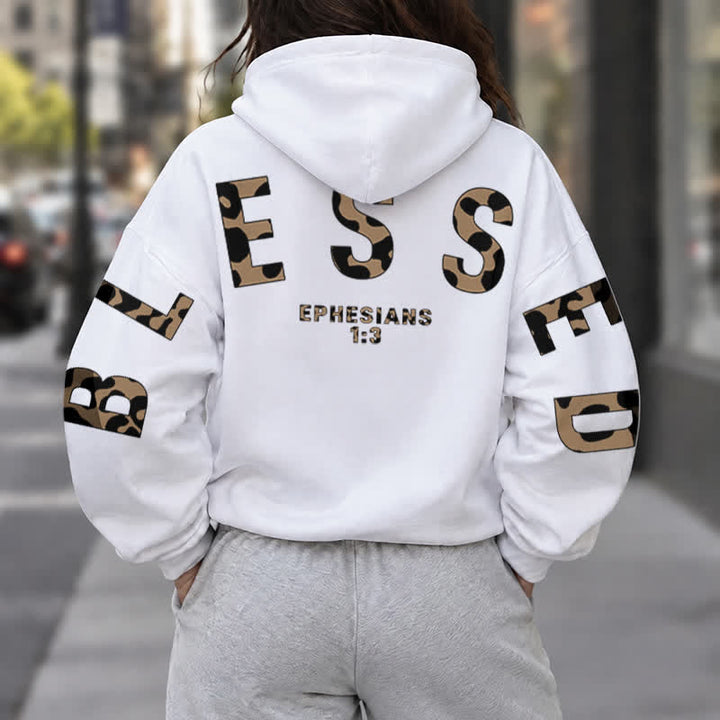 Christianartworkshop Blessed Camo Ephesians 1:3 Statement French Terry Hoodie - image 8