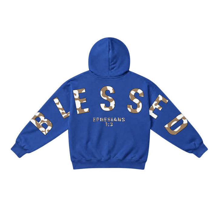 Christianartworkshop Blessed Camo Ephesians 1:3 Statement French Terry Hoodie - image 29