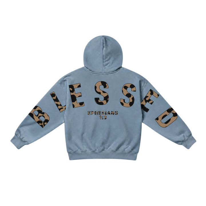 Christianartworkshop Blessed Camo Ephesians 1:3 Statement French Terry Hoodie - image 11