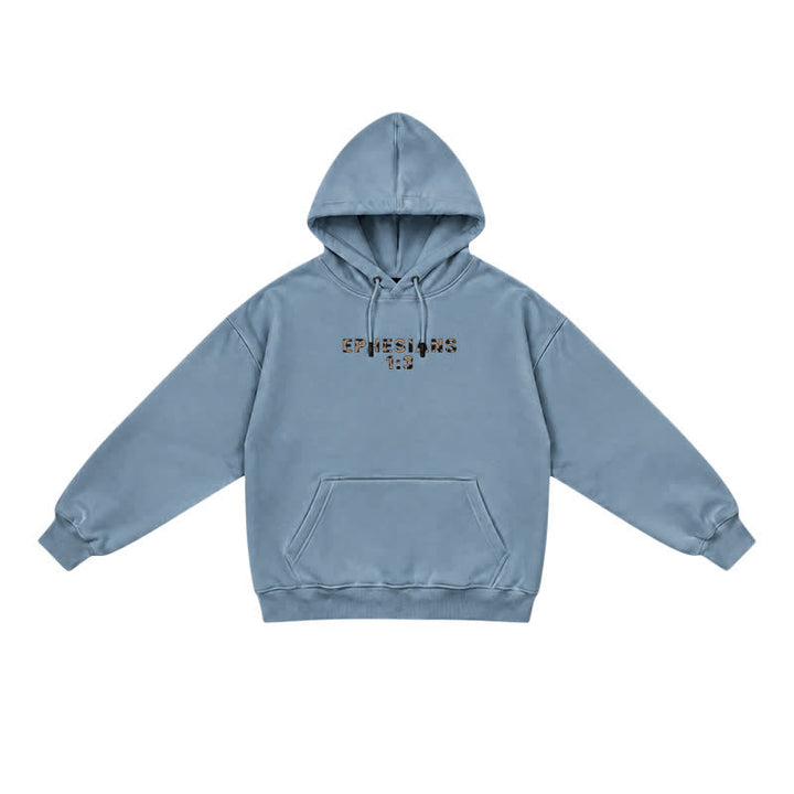 Christianartworkshop Blessed Camo Ephesians 1:3 Statement French Terry Hoodie - image 12