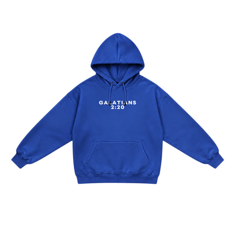 Christianartworkshop Redeemed Galatians 2:20 Statement French Terry Hoodie - image 12