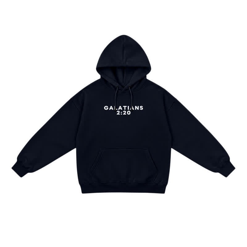 Christianartworkshop Redeemed Galatians 2:20 Statement French Terry Hoodie - image 9