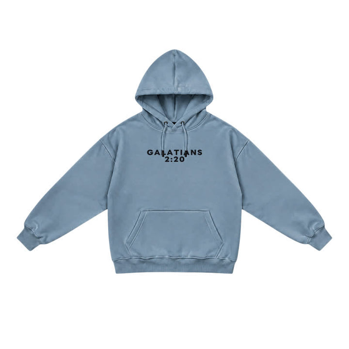 Christianartworkshop Redeemed Galatians 2:20 Statement French Terry Hoodie - image 33