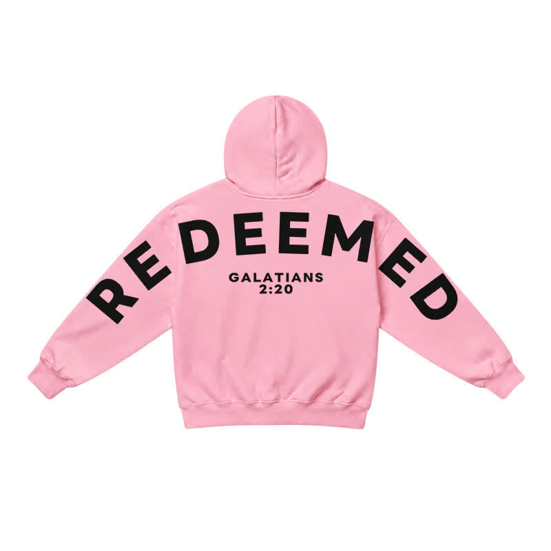 Christianartworkshop Redeemed Galatians 2:20 Statement French Terry Hoodie - image 23