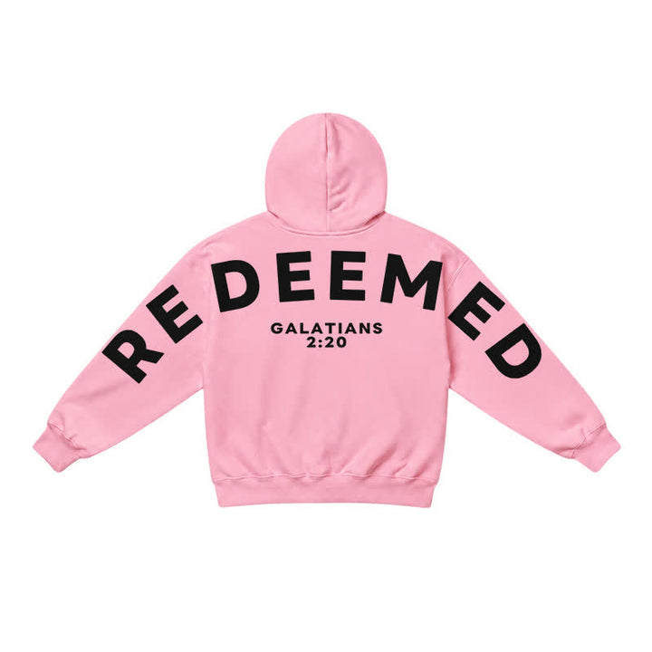 Christianartworkshop Redeemed Galatians 2:20 Statement French Terry Hoodie - image 23