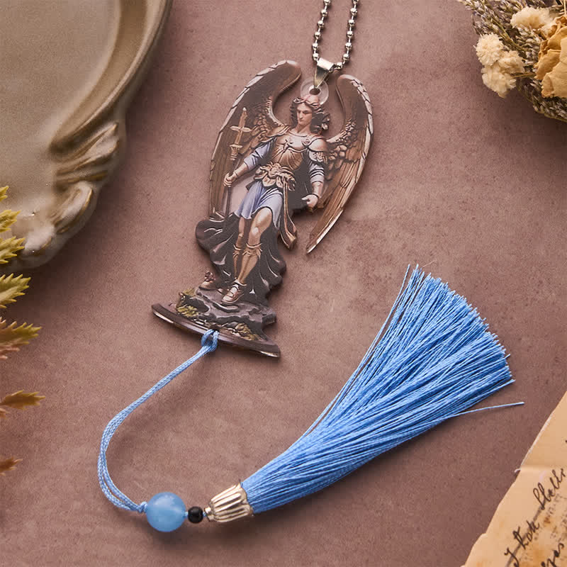 Christianartworkshop Archangel Michael Acrylic Hanging Ornament: Emblem of Heavenly Safeguard - image 2