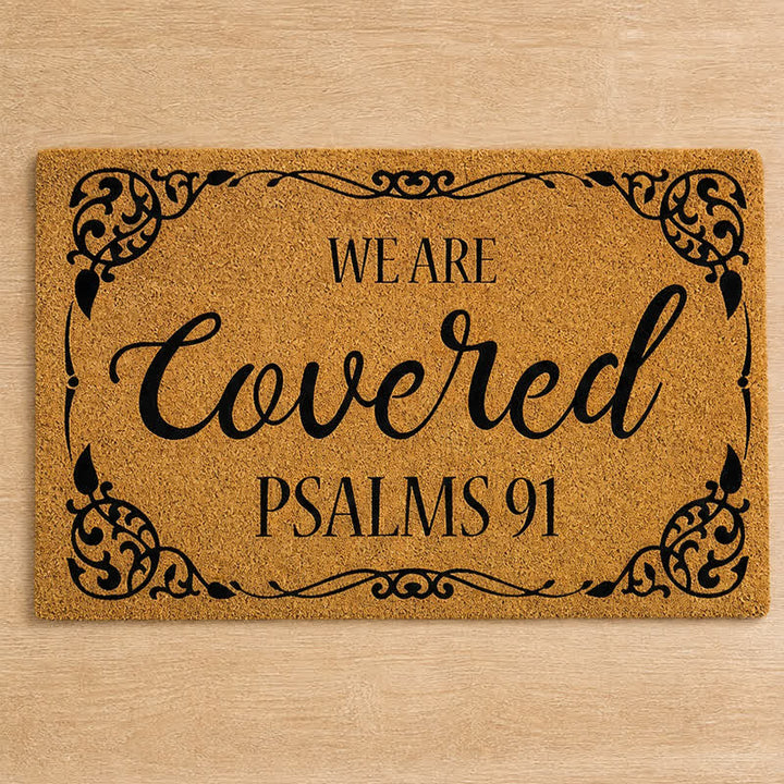 Christianartworkshop Artificial Coir We Are Covered Scripture Doormat - image 8
