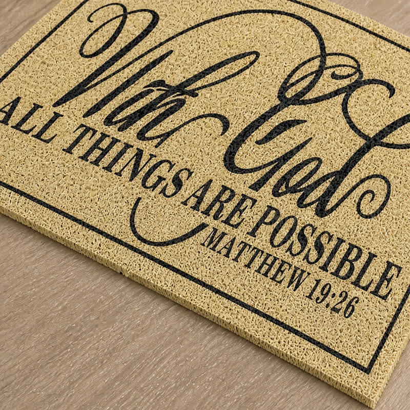 Christianartworkshop Assorted Scripture & Nativity Artificial Coir Doormat - image 47