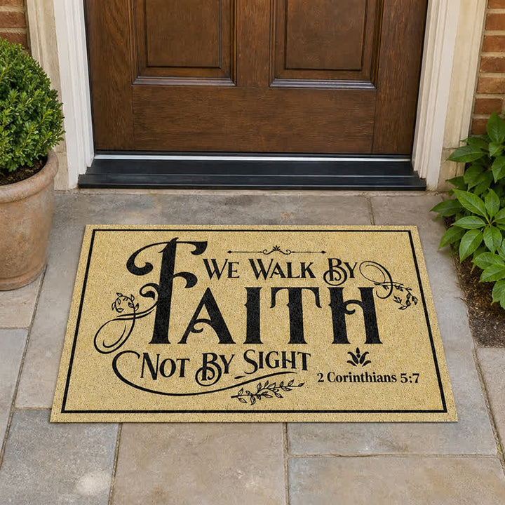 Christianartworkshop Assorted Scripture & Nativity Artificial Coir Doormat - image 1