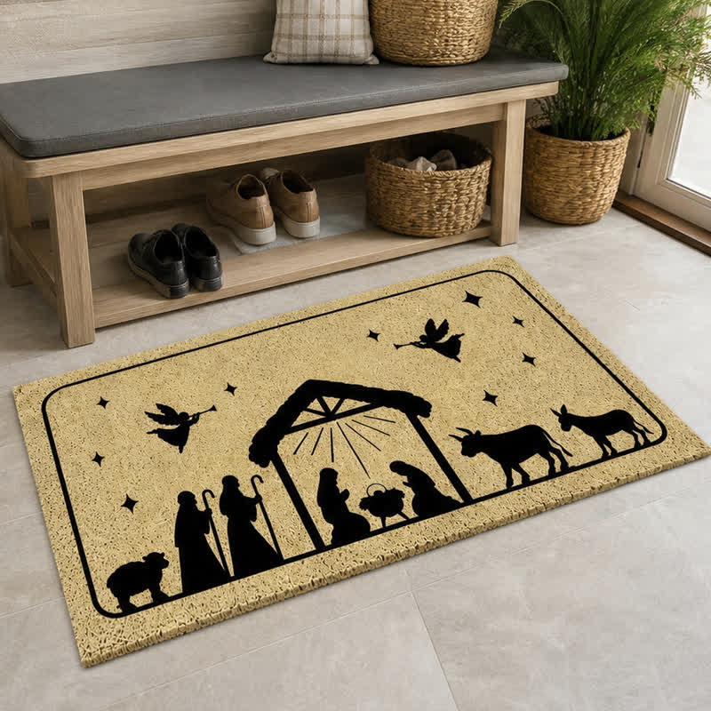 Christianartworkshop Assorted Scripture & Nativity Artificial Coir Doormat - image 60