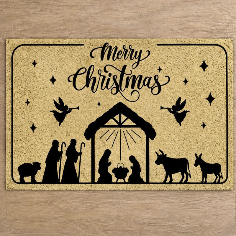 Christianartworkshop Assorted Scripture & Nativity Artificial Coir Doormat - image 64