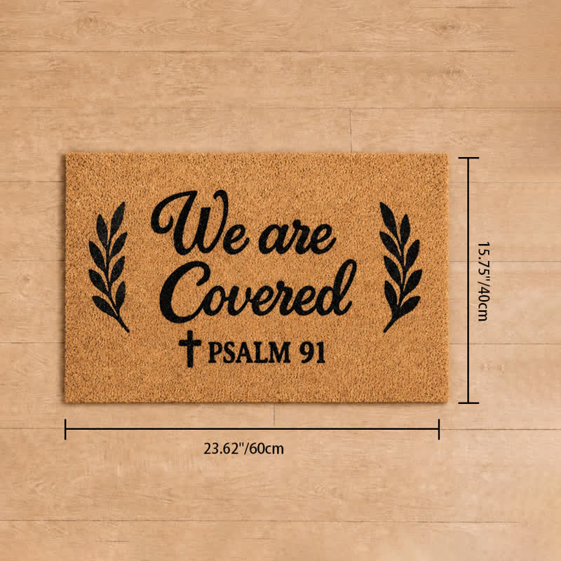 Christianartworkshop Farmhouse We Are Covered Entry Doormat - 15.75''*23.62''/40*60cm - image 8
