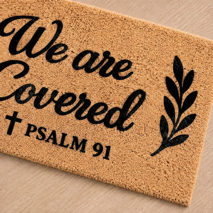 Christianartworkshop Farmhouse We Are Covered Entry Doormat - image 6