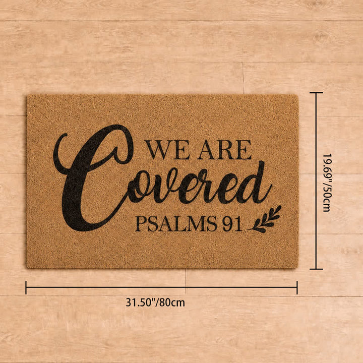 Christianartworkshop Oversized Script Psalms 91 Artificial Coir Doormat - 19.69''*31.5''/50*80cm - image 13