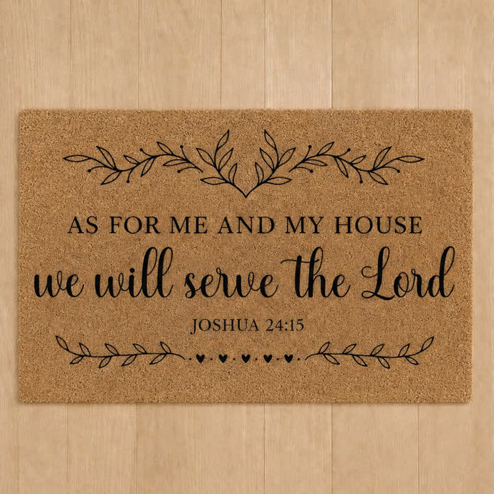 Christianartworkshop Heavy-Duty Artificial Coir Faith Verse Doormat - image 4