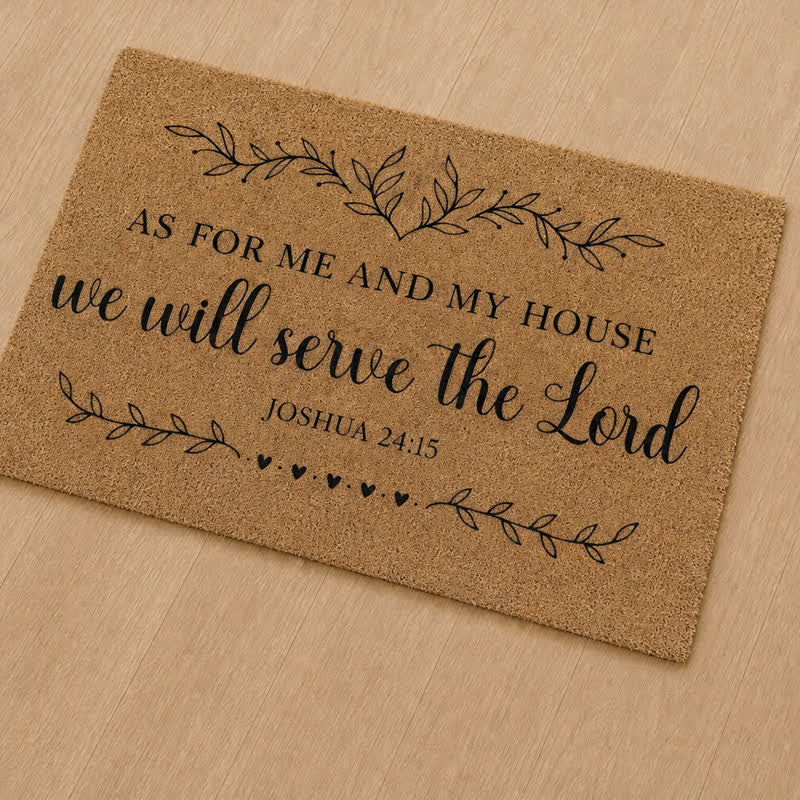 Christianartworkshop Heavy-Duty Artificial Coir Faith Verse Doormat - image 5