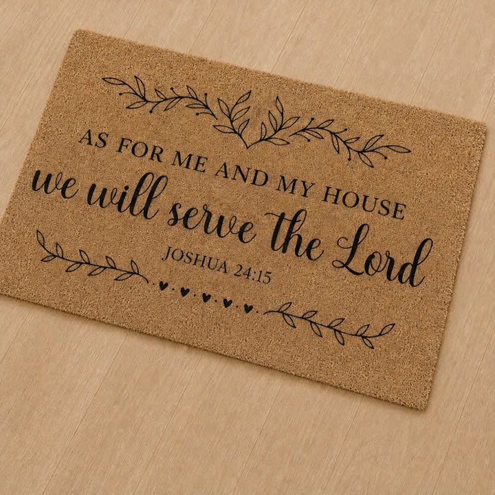 Christianartworkshop Heavy-Duty Artificial Coir Faith Verse Doormat - image 5