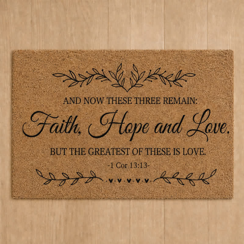 Christianartworkshop Heavy-Duty Artificial Coir Faith Verse Doormat - image 38