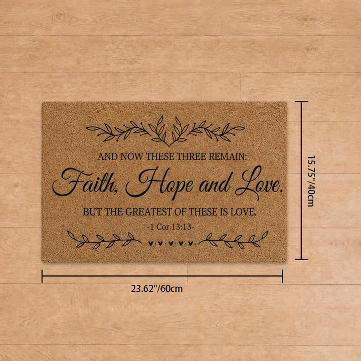 Christianartworkshop Heavy-Duty Artificial Coir Faith Verse Doormat - D - 15.75''*23.62''/40*60cm - image 42
