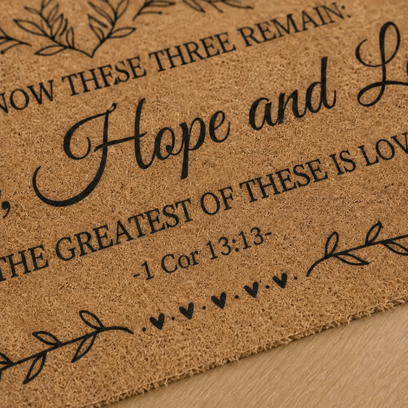 Christianartworkshop Heavy-Duty Artificial Coir Faith Verse Doormat - image 40
