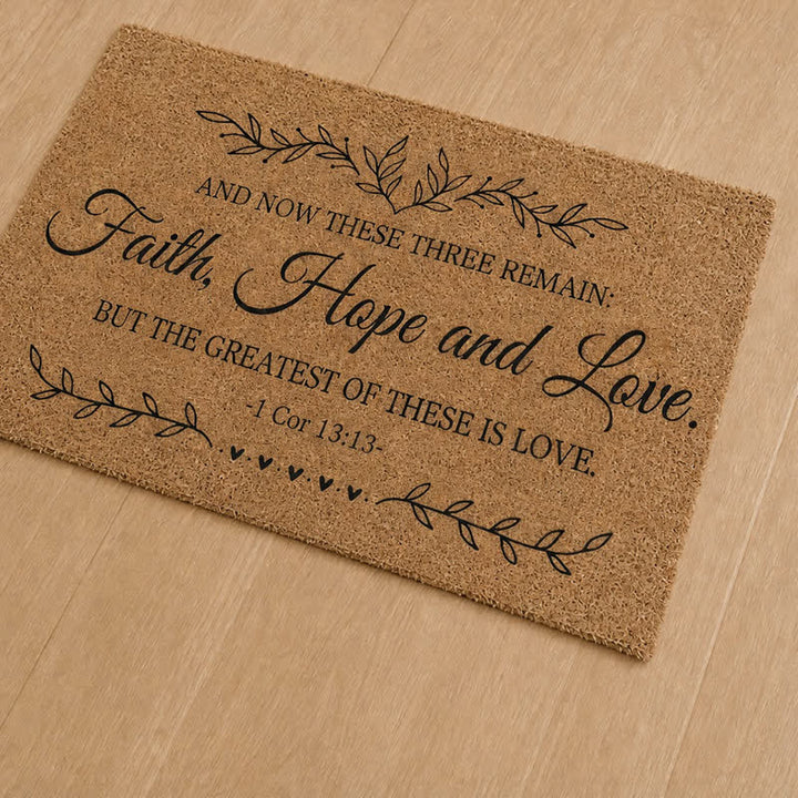 Christianartworkshop Heavy-Duty Artificial Coir Faith Verse Doormat - image 39